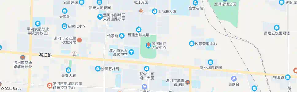 漯河漯河会展中心_公交站地图_漯河公交_妙搜公交查询2025
