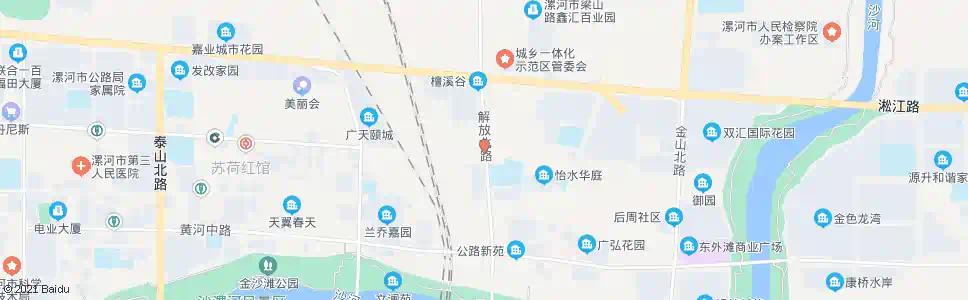 漯河解放路北口_公交站地图_漯河公交_妙搜公交查询2025