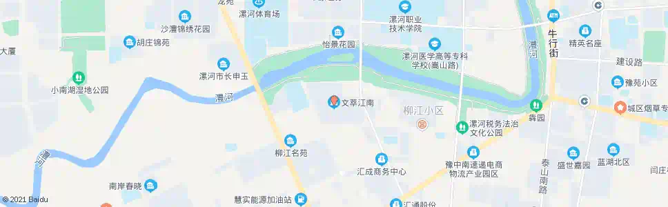 漯河文翠江南_公交站地图_漯河公交_妙搜公交查询2025
