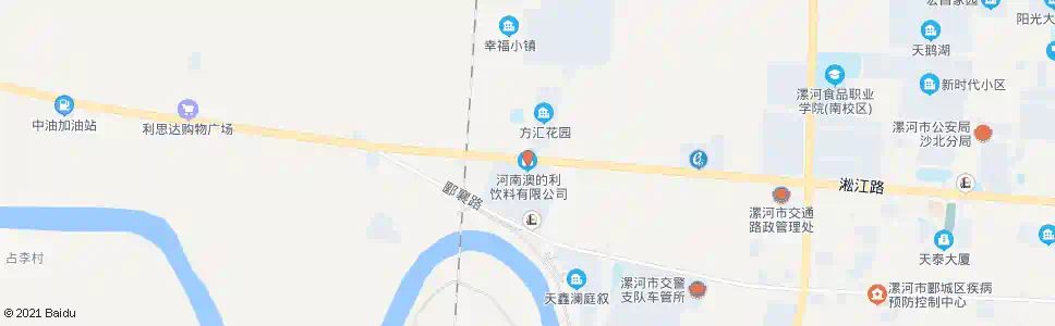漯河澳的利集团_公交站地图_漯河公交_妙搜公交查询2025