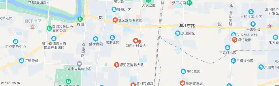 漯河阎庄_公交站地图_漯河公交_妙搜公交查询2025