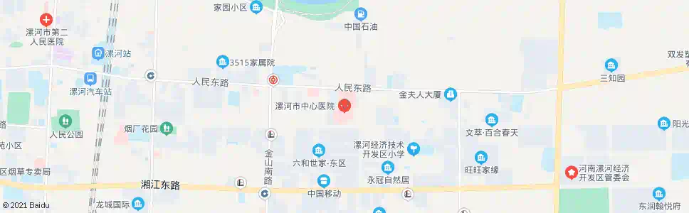 漯河人民医院_公交站地图_漯河公交_妙搜公交查询2025
