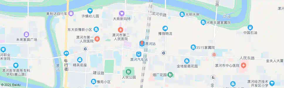 漯河建设路口_公交站地图_漯河公交_妙搜公交查询2025