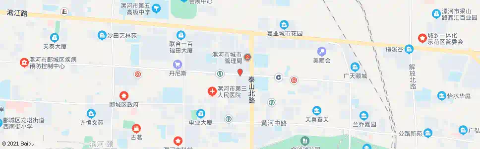 漯河建行家属院_公交站地图_漯河公交_妙搜公交查询2025