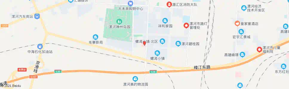 漯河源汇区中心医院_公交站地图_漯河公交_妙搜公交查询2025