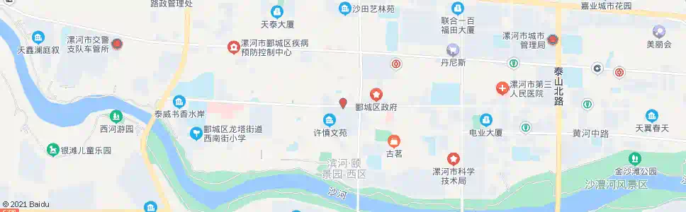 漯河许慎市场_公交站地图_漯河公交_妙搜公交查询2025