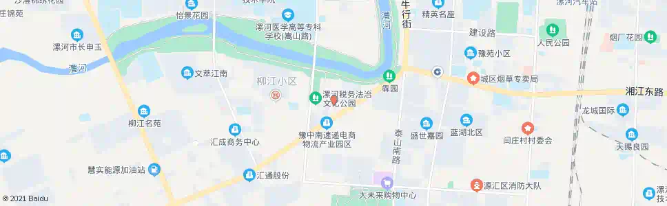 漯河柳江医院_公交站地图_漯河公交_妙搜公交查询2025