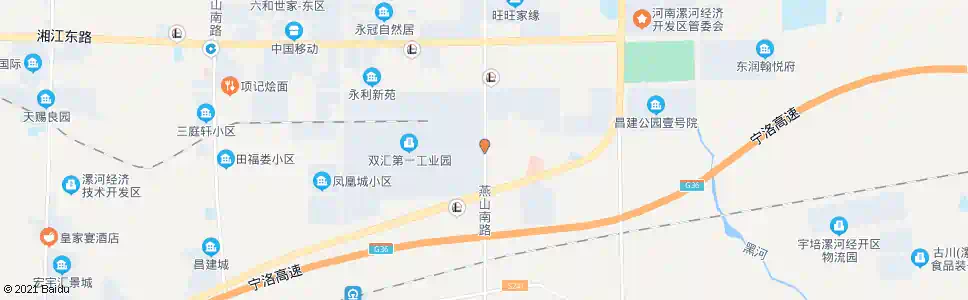 漯河双汇食品城_公交站地图_漯河公交_妙搜公交查询2025