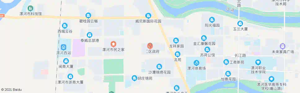 漯河源汇区政府_公交站地图_漯河公交_妙搜公交查询2025