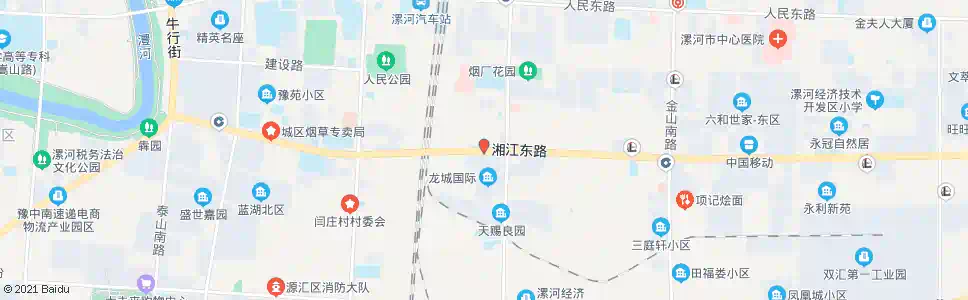 漯河解放路口_公交站地图_漯河公交_妙搜公交查询2025