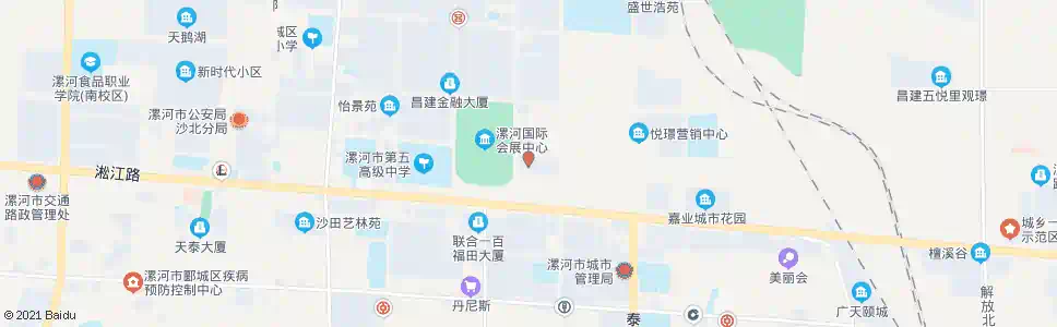 漯河新闻大厦_公交站地图_漯河公交_妙搜公交查询2025