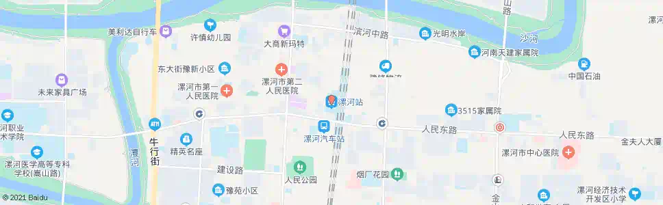 漯河火车站_公交站地图_漯河公交_妙搜公交查询2025