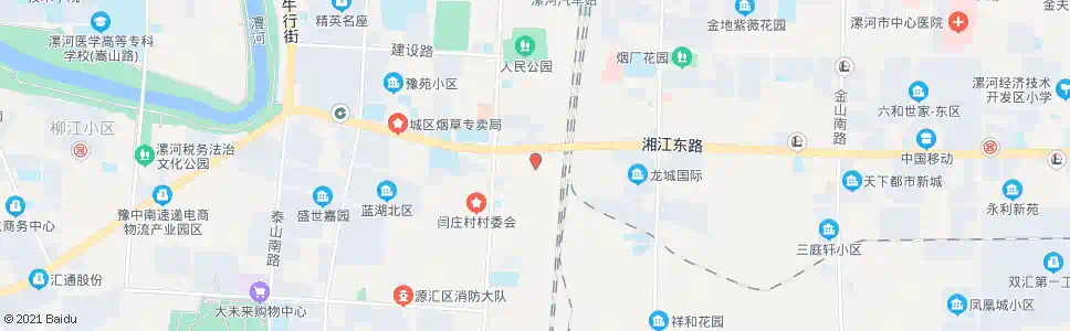 漯河烟厂家属院_公交站地图_漯河公交_妙搜公交查询2025