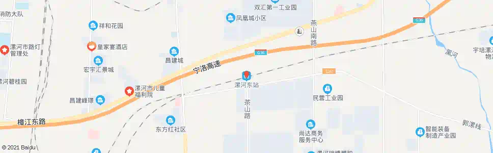 漯河东站_公交站地图_漯河公交_妙搜公交查询2025
