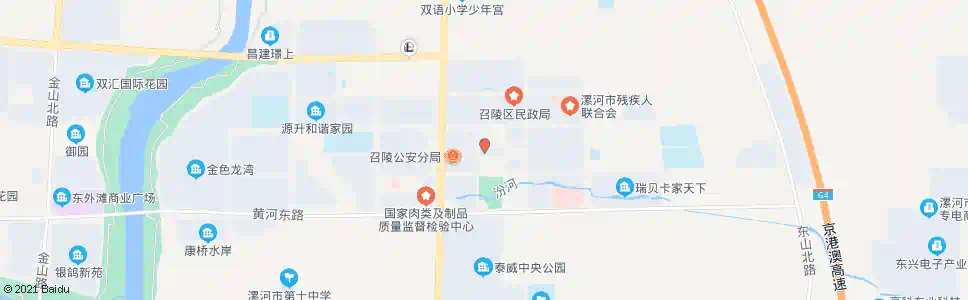 漯河召陵区政府_公交站地图_漯河公交_妙搜公交查询2025