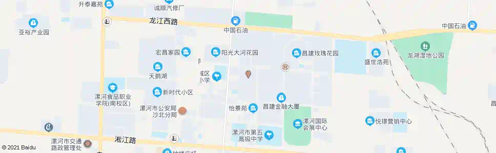 漯河阳光世纪北苑_公交站地图_漯河公交_妙搜公交查询2025
