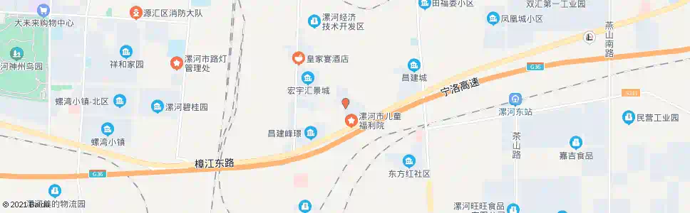 漯河老年公寓_公交站地图_漯河公交_妙搜公交查询2025