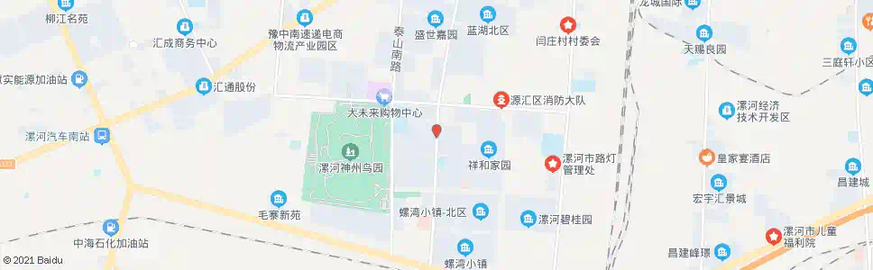 漯河森林庄园_公交站地图_漯河公交_妙搜公交查询2025