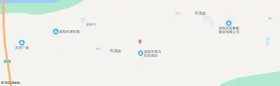洛阳潘寨佃庄交界口_公交站地图_洛阳公交_妙搜公交查询2025