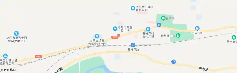 洛阳白马寺路枣园路口西_公交站地图_洛阳公交_妙搜公交查询2025
