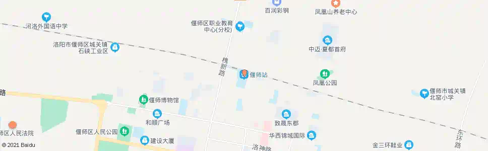 洛阳偃师火车站_公交站地图_洛阳公交_妙搜公交查询2025