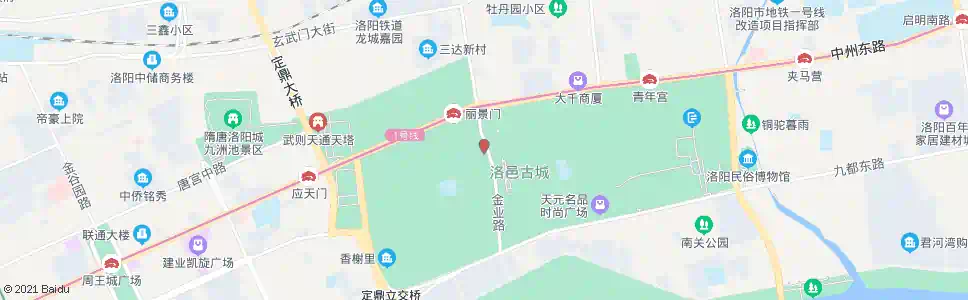 洛阳市交通医院(金业路万安街口南)_公交站地图_洛阳公交_妙搜公交查询2025