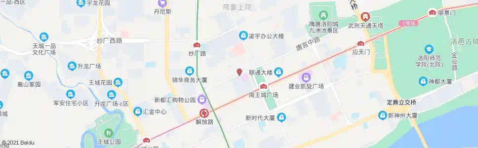 洛阳唐宫西路八一路口_公交站地图_洛阳公交_妙搜公交查询2025