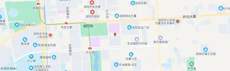 洛阳展览路长兴街口东_公交站地图_洛阳公交_妙搜公交查询2025