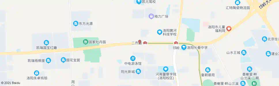 洛阳中沟东_公交站地图_洛阳公交_妙搜公交查询2025