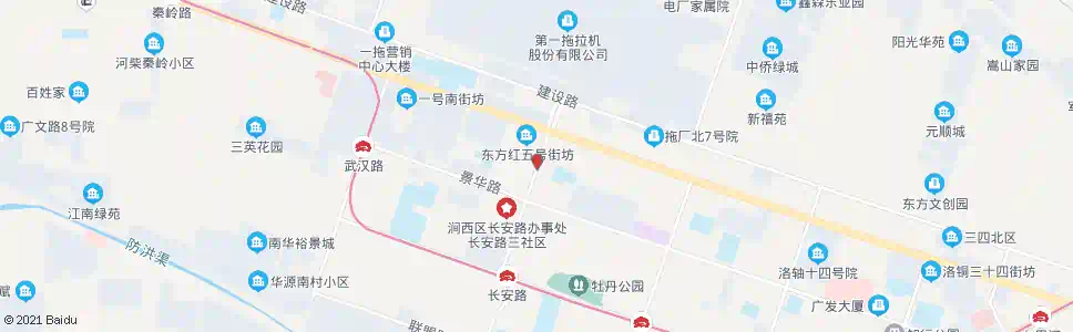 洛阳长安路景华路口北_公交站地图_洛阳公交_妙搜公交查询2025