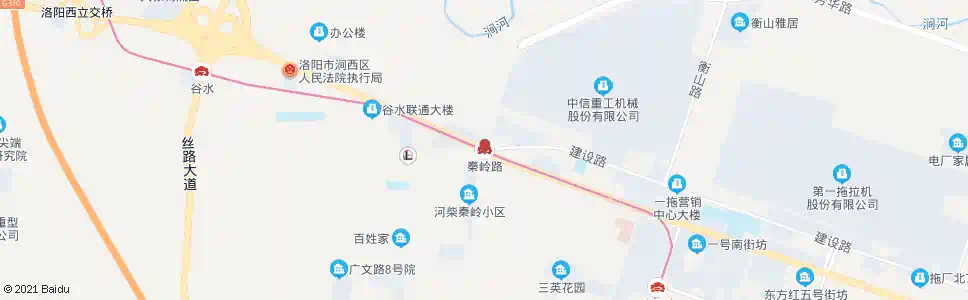 洛阳秦岭路_公交站地图_洛阳公交_妙搜公交查询2025