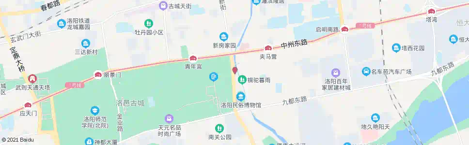 洛阳老城加油站_公交站地图_洛阳公交_妙搜公交查询2025