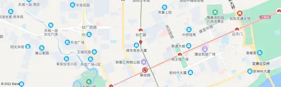 洛阳解放路健康东路口_公交站地图_洛阳公交_妙搜公交查询2025