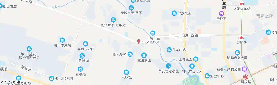 洛阳同乐寨(芳华路嵩山路口)_公交站地图_洛阳公交_妙搜公交查询2025