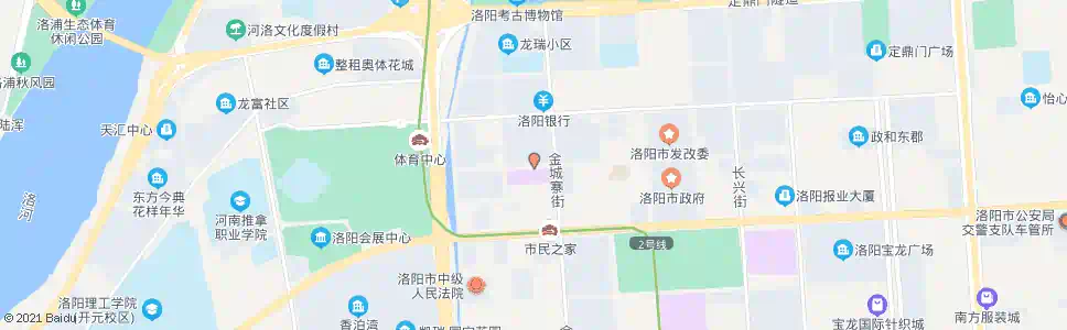 洛阳政和路金城寨街口_公交站地图_洛阳公交_妙搜公交查询2025