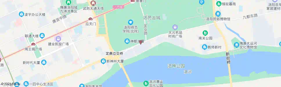 洛阳定鼎立交桥东_公交站地图_洛阳公交_妙搜公交查询2025