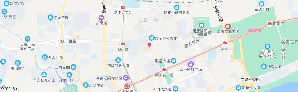 洛阳科大二附院(金谷园路健康东路口)_公交站地图_洛阳公交_妙搜公交查询2025