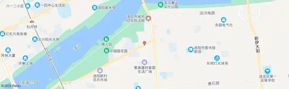 洛阳展览路龙门大道口西_公交站地图_洛阳公交_妙搜公交查询2025