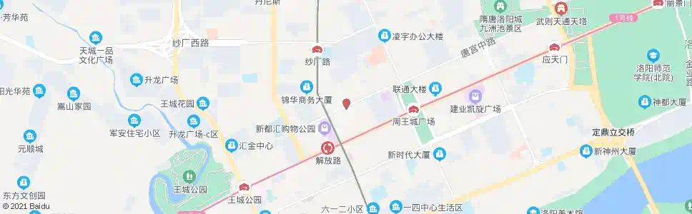 洛阳唐宫西路解放路口_公交站地图_洛阳公交_妙搜公交查询2025
