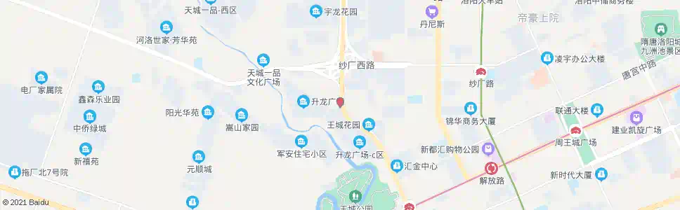 洛阳健康西路王城大道口_公交站地图_洛阳公交_妙搜公交查询2025