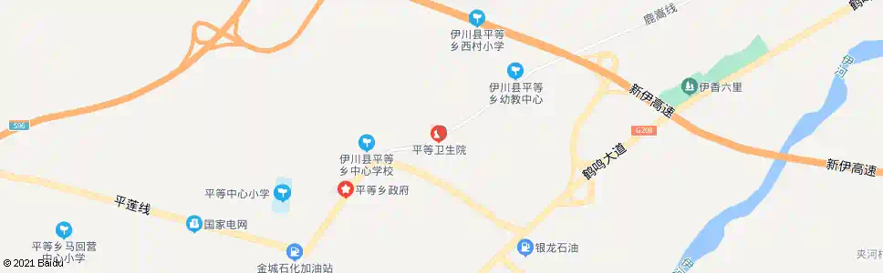 洛阳平等卫生院_公交站地图_洛阳公交_妙搜公交查询2025