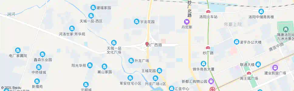 洛阳王城大道纱厂西路口_公交站地图_洛阳公交_妙搜公交查询2025