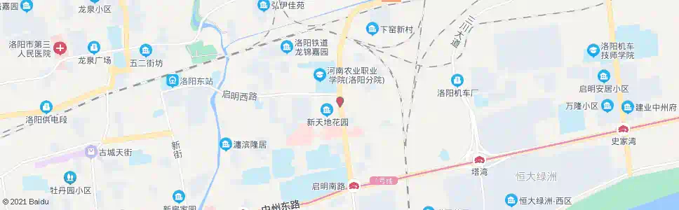 洛阳东花坛_公交站地图_洛阳公交_妙搜公交查询2025