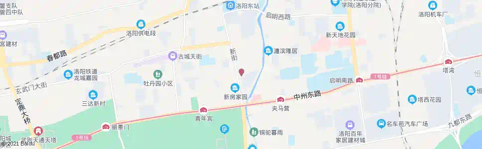 洛阳民族路新街口_公交站地图_洛阳公交_妙搜公交查询2025
