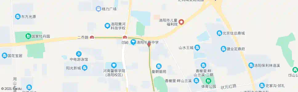 洛阳国花路公交停车场_公交站地图_洛阳公交_妙搜公交查询2025