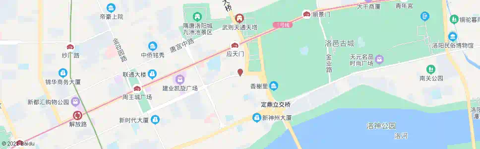 洛阳凯旋东路定鼎南路口西_公交站地图_洛阳公交_妙搜公交查询2025