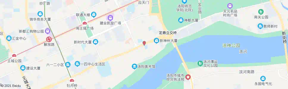 洛阳洛阳市第一中医院(定鼎立交桥西)_公交站地图_洛阳公交_妙搜公交查询2025