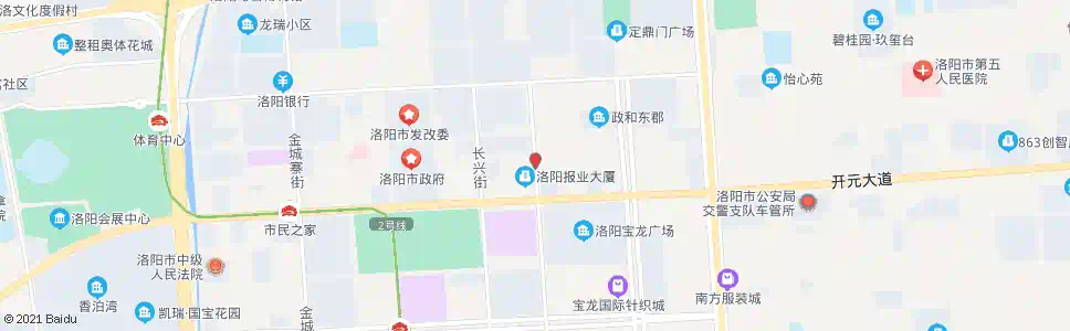 洛阳厚载门街开元大道口北_公交站地图_洛阳公交_妙搜公交查询2025