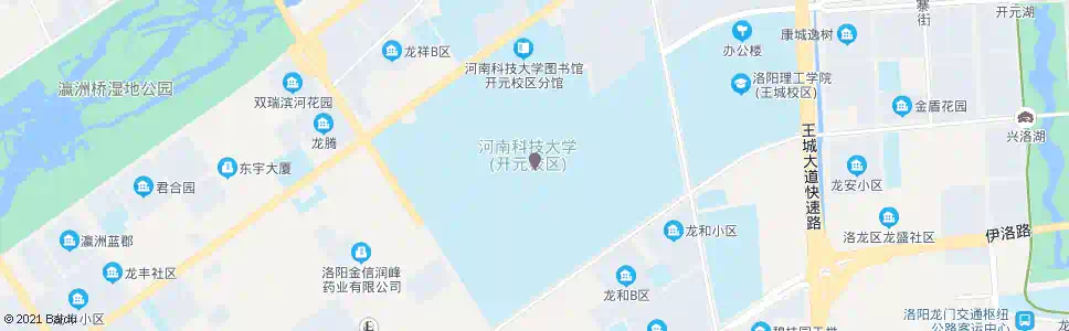 洛阳河南科技大学新校区(开元大道龙祥街口)_公交站地图_洛阳公交_妙搜公交查询2025