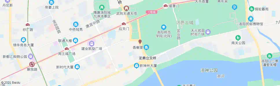 洛阳洛阳市第九人民医院(定鼎立交桥北)_公交站地图_洛阳公交_妙搜公交查询2025